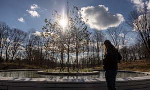 Sandy Hook Memorial opens to the public ahead of the 10-year anniversary of the shootings. (Photo by John Moore/Getty Images)