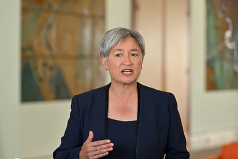 Minister for foreign affairs, Penny Wong.