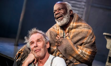 Not waiting for Godot ... Christopher Fairbank as Ames and Joseph Marcell as Byron in Ages of the Moon.