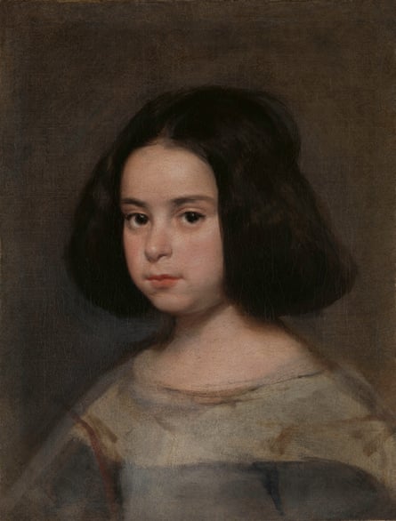 Saisissant … Portrait d'une petite fille par Diego Velázquez, vers 1638-42.