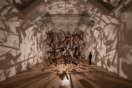 Inspirational … Cornelia Parker’s Cold Dark Matter: An Exploded View, exhibited at the Whitworth Art Gallery, Manchester, in 2015.