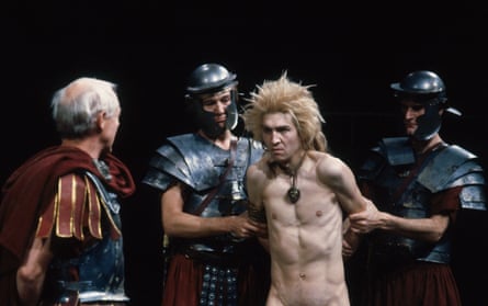 Greg Hicks, centre, in The Romans in Britain.