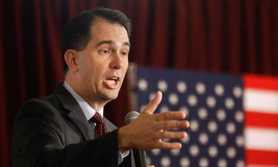 Scott Walker is expected to call for wide restrictions on US organized labor.