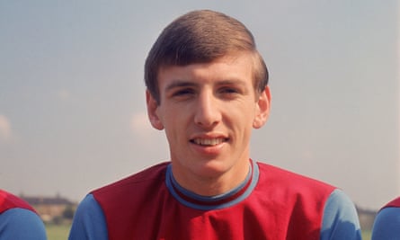 Martin Peters pictured with West Ham in August 1966.
