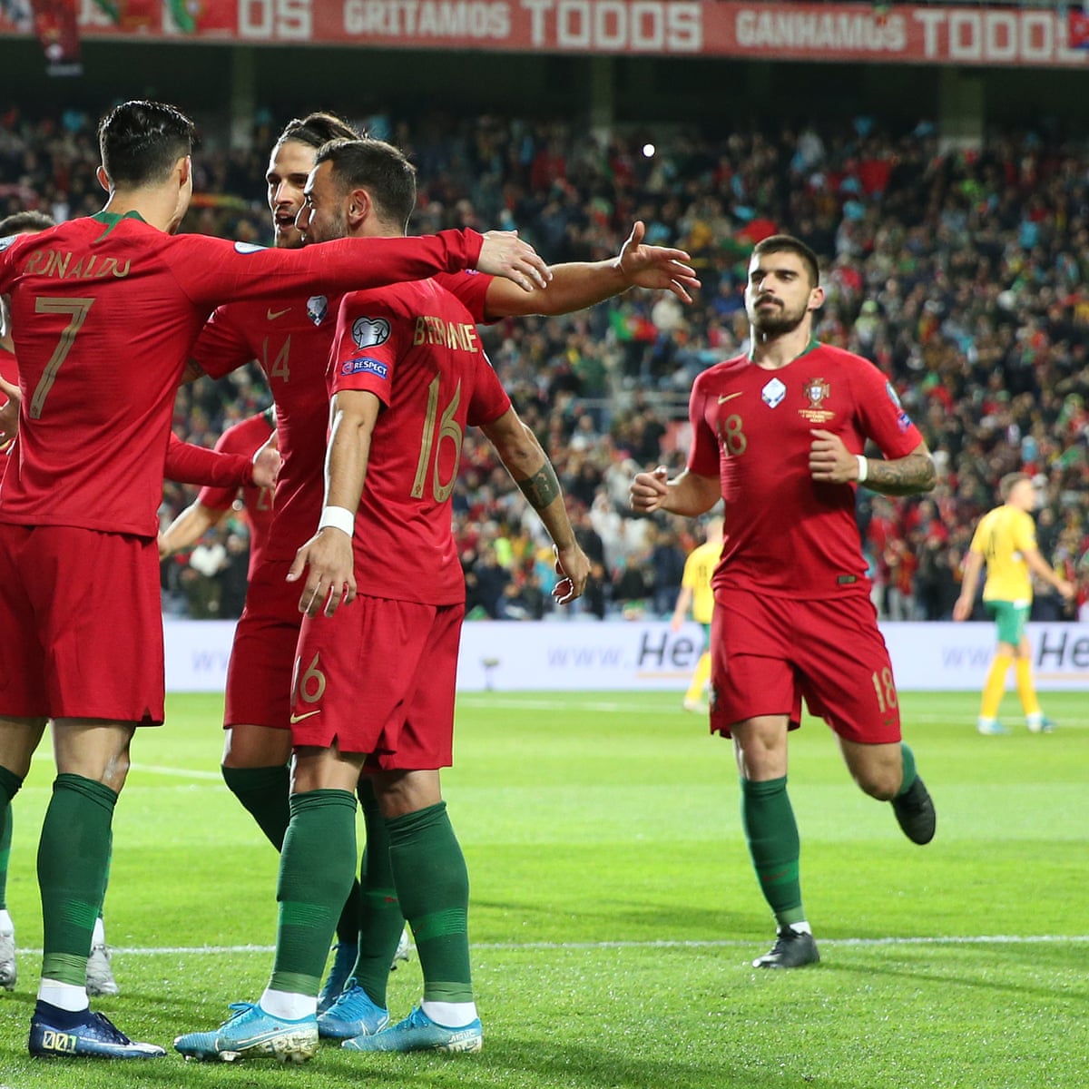 Euro 2020 Roundup Cristiano Ronaldo Hat Trick Fires Portugal To Verge Of Finals Euro 2020 Qualifying The Guardian