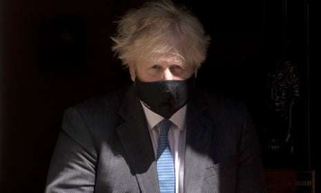 Boris Johnson Attends Prime Minister’s QuestionsLONDON, ENGLAND - JUNE 23: British Prime Minister, Boris Johnson wearing a face mask, leaves 10 Downing Street to attend the weekly Prime Ministers Questions in the House of Commons on June 23, 2021 in London, England. (Photo by Dan Kitwood/Getty Images)