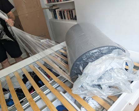Jane Hoskyn testing the Nectar Classic mattress