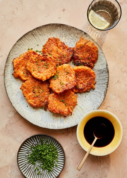 Jordan Bourke’s mini kimchi pancakes