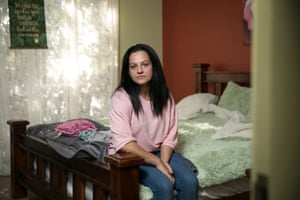 Christy Smith at her home in Kendall, NSW. Smith was treated by the gynaecologist Dr Emil Shawky Gayed, who is accused of mutilating dozens of women over decades