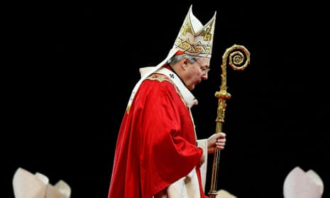 Cardinal George Pell, Catholic Archbishop of Sydney delivers the Final Blessing during the Opening Mass of Welcome of World Youth Day Sydney 2008