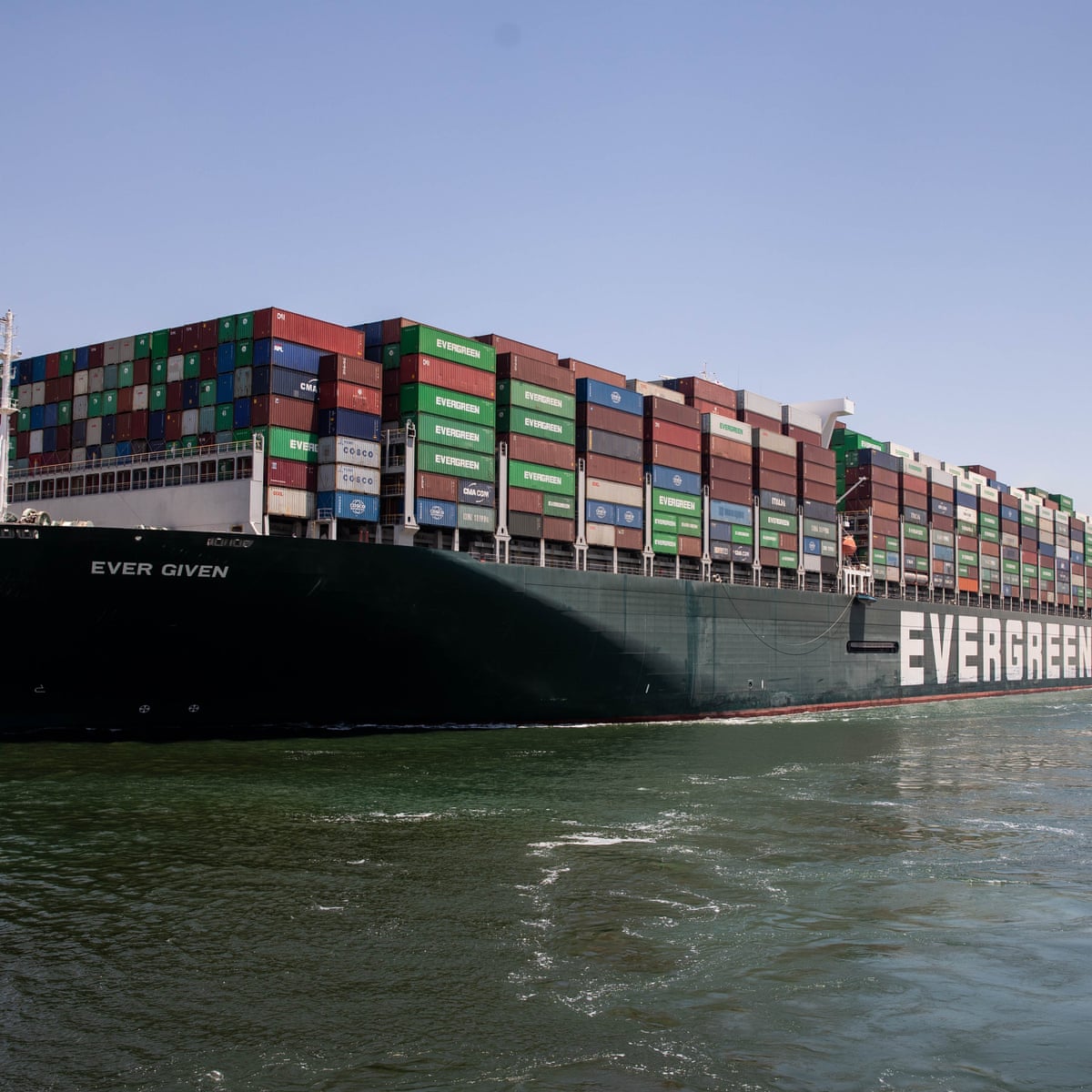 Ever Given Released From Suez Canal After Compensation Agreed Suez Canal The Guardian