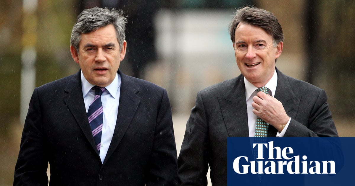 Gordon Brown ‘deeply regrets’ bringing Peter Mandelson into his government