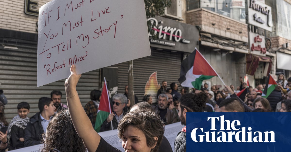 ‘If I must die, let it bring hope’: the power of poetry in the