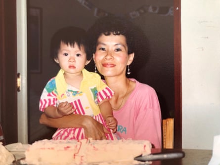 Michelle Law and her mother Jenny Phang in 1991.