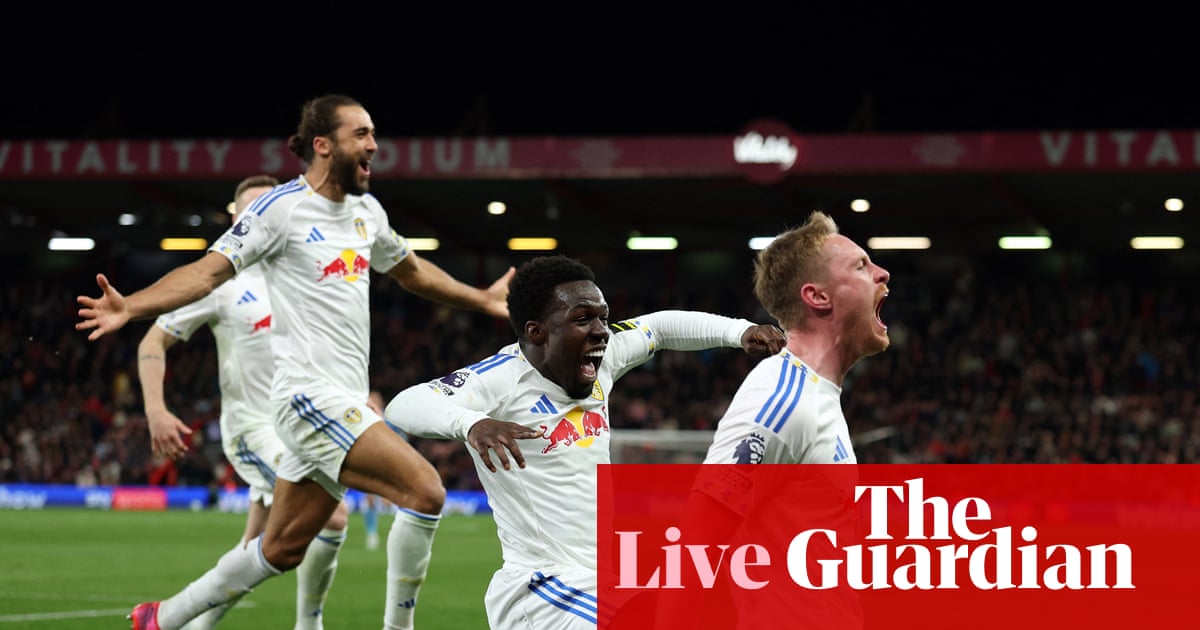 Bournemouth 2-2 Leeds, Charlton 1-2 Ipswich: football clockwatch – live