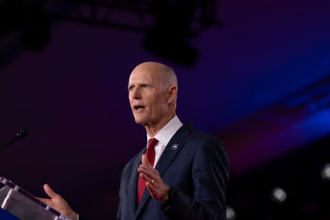 US senator Rick Scott last month.