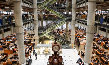 O interior do Lloyd's de Londres