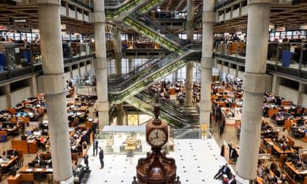 The interior of Lloyd’s of London