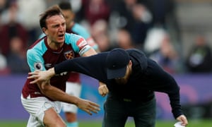 West Ham Chaos As Pitch Invaders And Crowd Trouble Mars Burnley S Win Football The Guardian