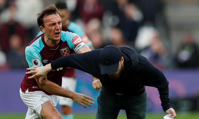West Ham Chaos As Pitch Invaders And Crowd Trouble Mars Burnley S Win Football The Guardian