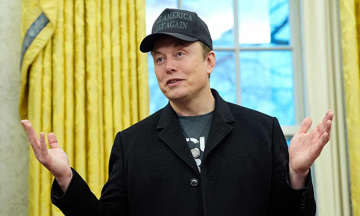 Elon Musk at the Oval Office