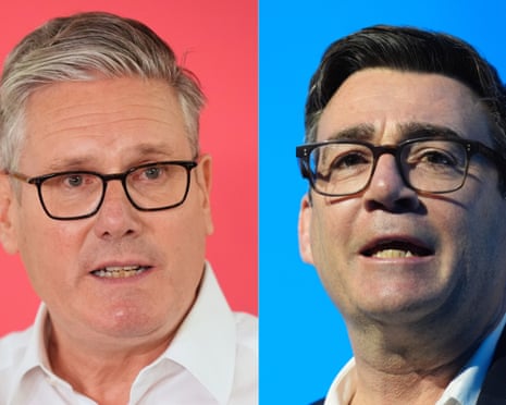 Keir Starmer (left) and Andy Burnham