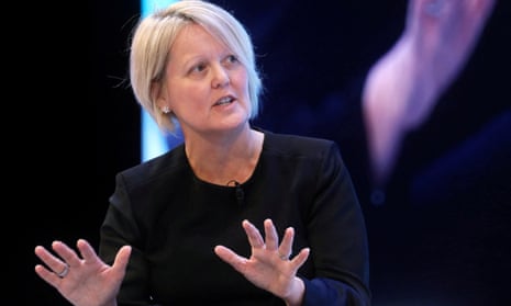 Former NatWest boss Alison Rose seen attending the annual CBI Conference in London in 2019. 