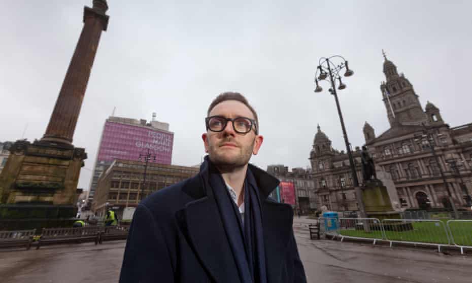Chris Stark in George Square, Glasgow