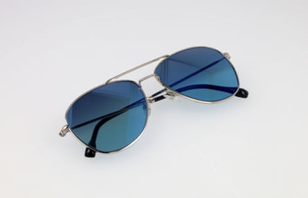 A close-up of the sunglasses