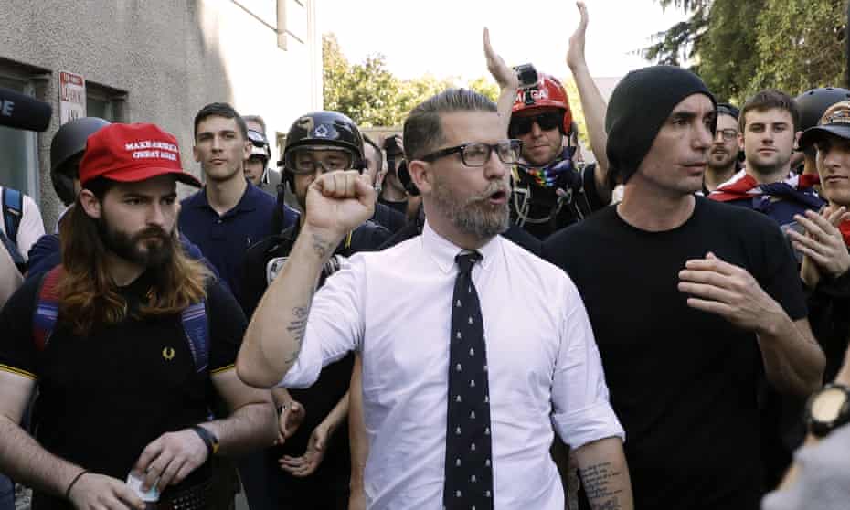 The Proud Boys were founded in 2016 by Canadian Gavin McInnes, a co-founder of Vice magazine.