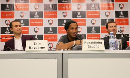 Tale Heydarov and Ronaldinho