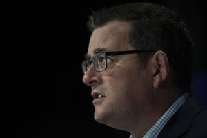 Victorian Premier Daniel Andrews speaks to the media during a press conference in Melbourne, Thursday, July 30, 2020.