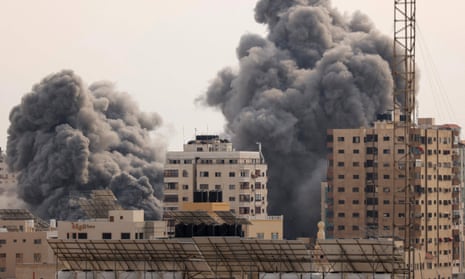 Israel declares siege of Gaza as Hamas threatens to start killing hostages | Israel | The Guardian