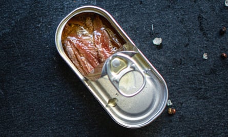 Tinned anchovies
