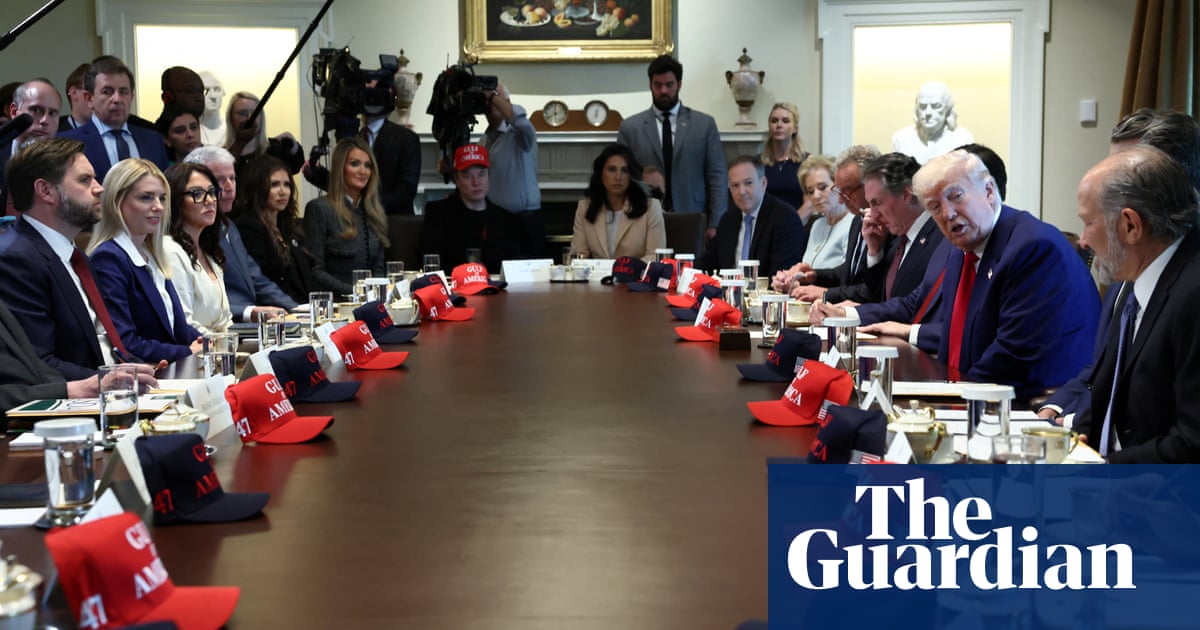 Trump's loyal footsoldiers doff their Maga caps at cabinet love-in