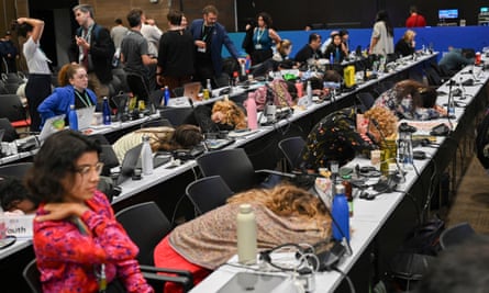 Delegates attend the last plenary session of the Cop16.