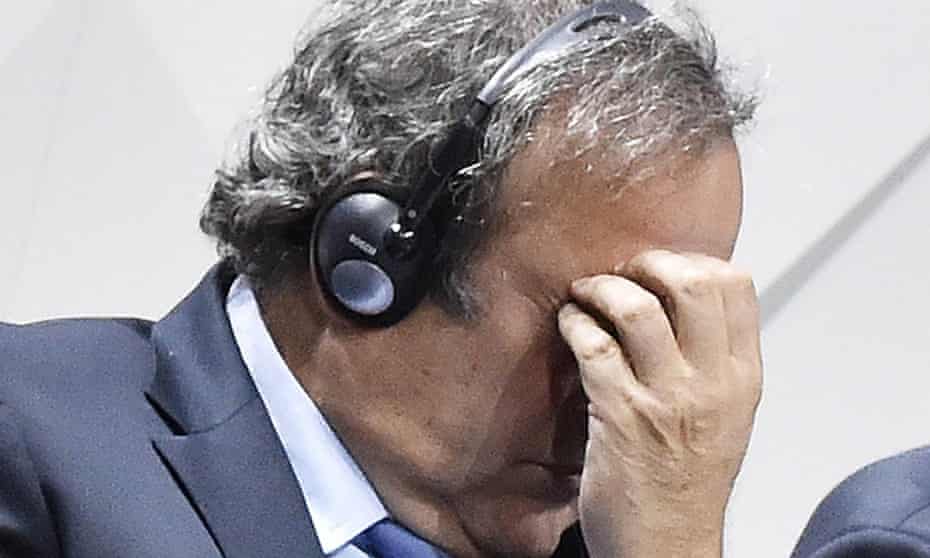 Michel Platini has submitted his candidacy for Fifa’s presidential election but the world body will not rule on his eligibility while he is banned.