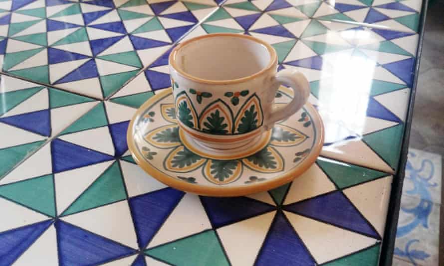 Cup and saucer by Stingo Antica Manifattura Ceramica
