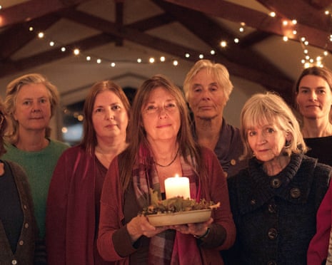 Nickie Aven and her threshold choir in the Guardian documentary ‘Threshold’ (21 mins)