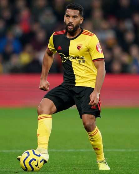 Aidy Mariappa of Watford looks for a pass