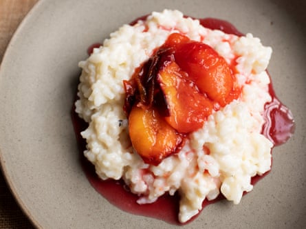 Opal fruits: sweet spiced rice and plums.