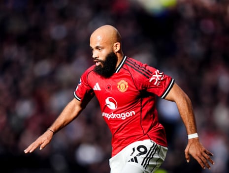 Bryan Mbeumo headed Manchester United in front at the Tottenham Hotspur Stadium with his sixth goal for the club.