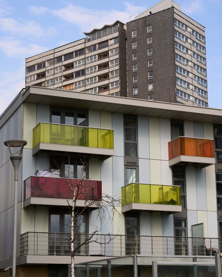 Lund Point (in background) on the Carpenters estate in Stratford, east London.