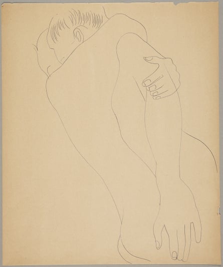 1950s Porn Line Art - Andy Warhol's 1950s erotic drawings of men to be seen for first time | Andy  Warhol | The Guardian