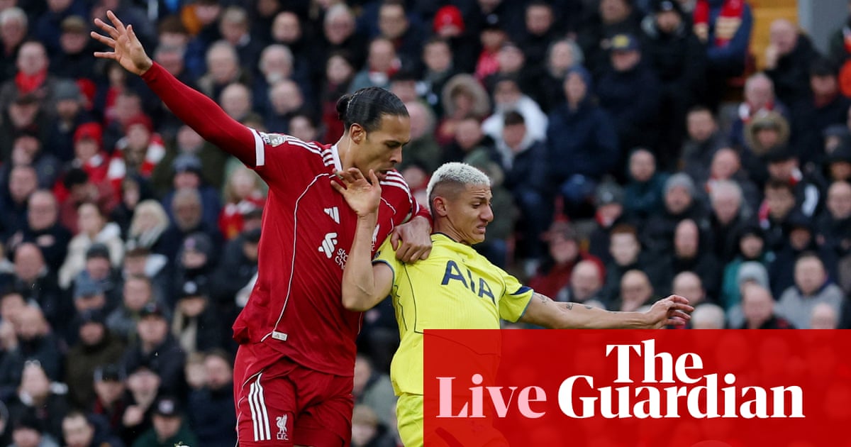 Liverpool v Tottenham Hotspur: Premier League – live