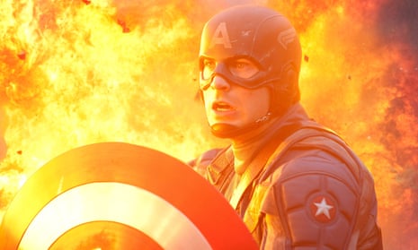 Chris Evans in the 2011 blockbuster Captain America: The First Avenger. 