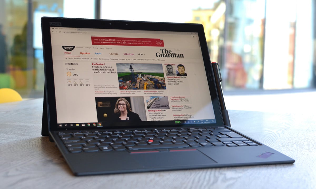 Lenovo Thinkpad X1 Tablet review: as good as Surface Pro but with USB-C |  Tablet computers | The Guardian