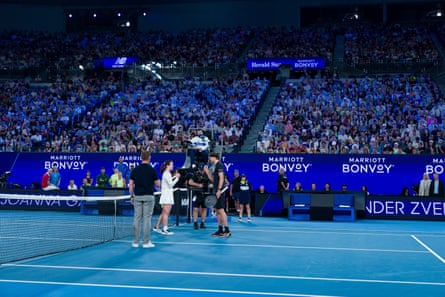 Joanna Garland defeated Alex Zverev on her way to the final.