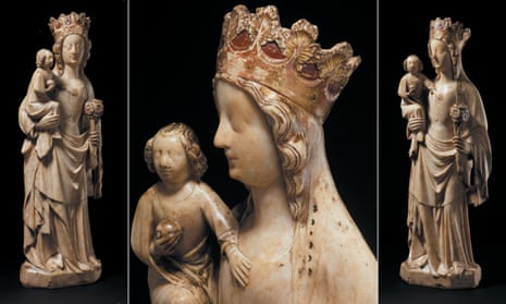 Alabaster Virgin and Child, 14th Century, England, acquired with the support of the Art Fund and the National Heritage Memorial Fund.