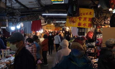 A Taipei produce market.